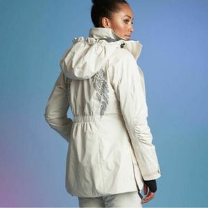 Odd Molly Winged Love Avalanche Jacket Porcelain Wing Size Small